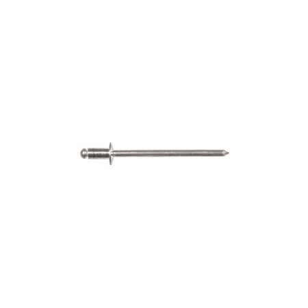 Blind Rivet, Dome Head, 1/8 in Dia., 15/64 in L, Aluminum Body MPN:1888PK