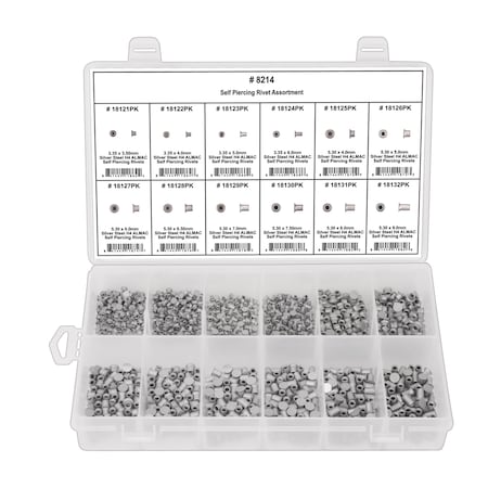 Self Piercing Rivet Assortment, 8214 MPN:8214