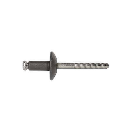 Blk Alum Door Lock Rivets 1/4