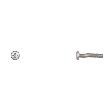 #6-32 x 3/4 in Phillips Pan Machine Screw, Zinc Plated MPN:10003PK