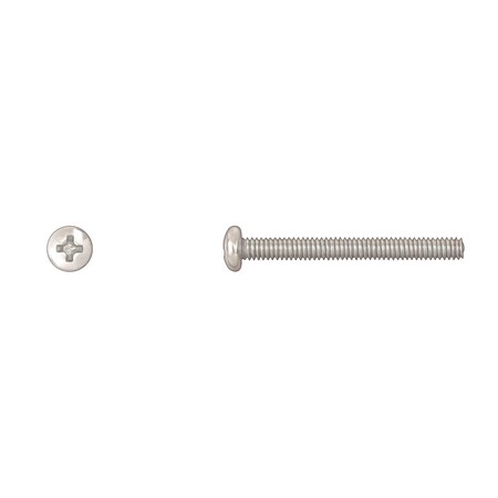 #8-32 x 1-1/2 in Phillips Pan Machine Screw, Zinc Plated MPN:10011PK