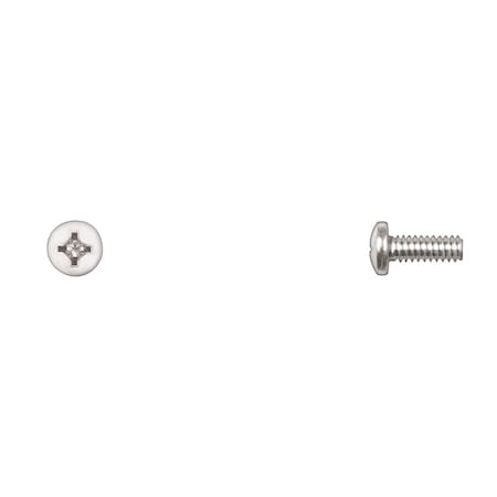 #10-24 x 1/2 in Phillips Pan Machine Screw, Zinc Plated MPN:10013PK