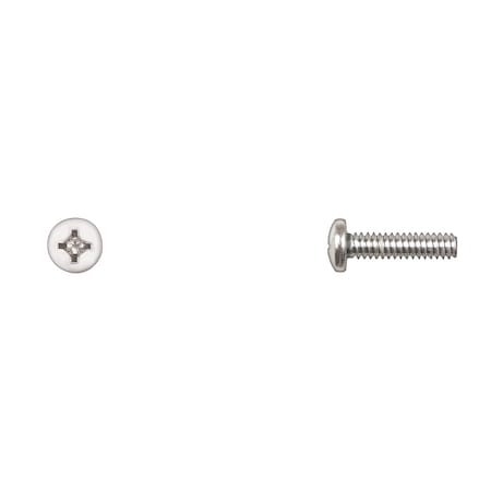 #10-24 x 3/4 in Phillips Pan Machine Screw, Zinc Plated MPN:10014PK