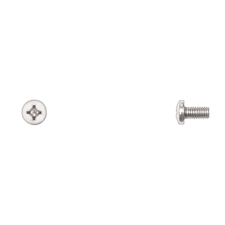 #10-32 x 3/8 in Phillips Pan Machine Screw, Zinc Plated MPN:10018PK
