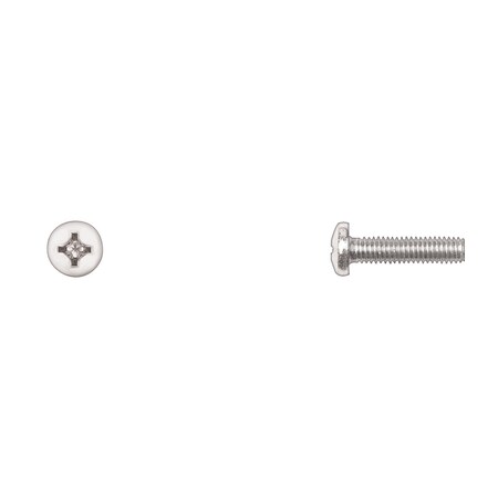 #10-32 x 3/4 in Phillips Pan Machine Screw, Zinc Plated MPN:10020PK