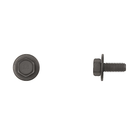 M6-1.00 Hex Head Cap Screw, Black Phosphate 16 mm L MPN:10755PK