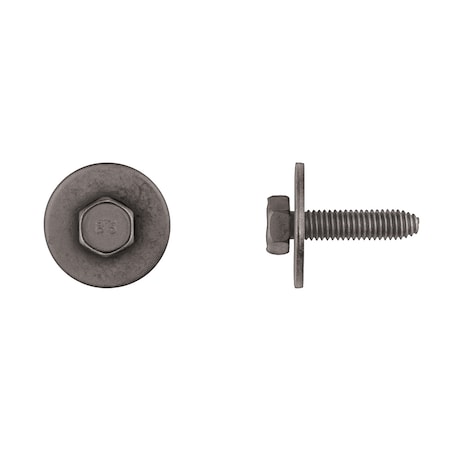 M6-1.00 Hex Head Cap Screw, Black Phosphate 25 mm L MPN:11134PK