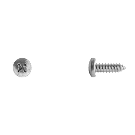 Sheet Metal Screw, #14 x 3/4 in, Stainless Steel Pan Head Phillips Drive MPN:12098PK
