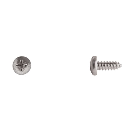 Sheet Metal Screw, #14 x 5/8 in, Zinc Plated Pan Head Phillips Drive MPN:12459PK