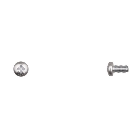 M5-0.80 x 10 mm Phillips Pan Machine Screw, Bright Zinc MPN:12489PK