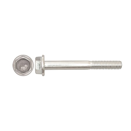 Class 10.9, M6-1.00 Flange Bolt, Bright Zinc Plated 50 mm L MPN:12523PK