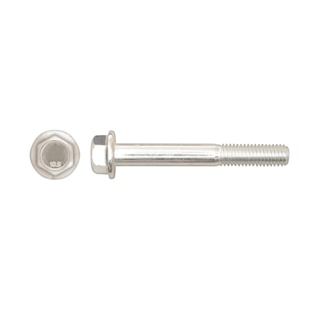 Class 10.9, M8-1.25 Flange Bolt, Bright Zinc Plated 60 mm L MPN:12528PK
