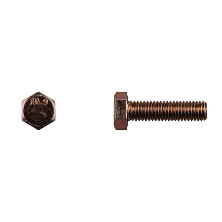 Class 10.9, M8-1.25 Hex Head Cap Screw, Zinc Yellow Steel, 30 mm L MPN:14497PK