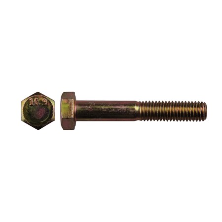 Class 10.9, M8-1.25 Hex Head Cap Screw, Zinc Yellow Steel, 50 mm L MPN:14501PK