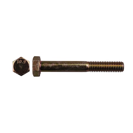 Class 10.9, M8-1.25 Hex Head Cap Screw, Zinc Yellow Steel, 60 mm L MPN:14503PK