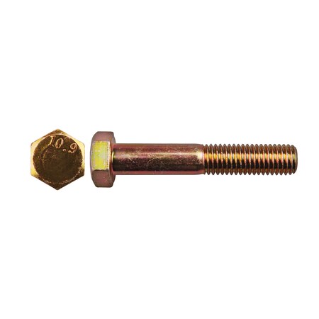 Class 10.9, M14-2.00 Hex Head Cap Screw, Zinc Yellow Steel, 80 mm L MPN:14609PK