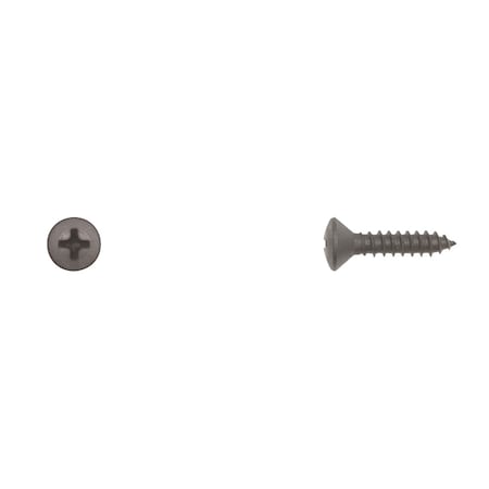 Sheet Metal Screw, #10 x 3/4 in, Black Oval Head Phillips Drive MPN:1469PK