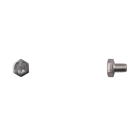 Class 8.8, M6-1.00 Hex Head Cap Screw, Zinc Plated Steel, 8 mm L MPN:15565PK