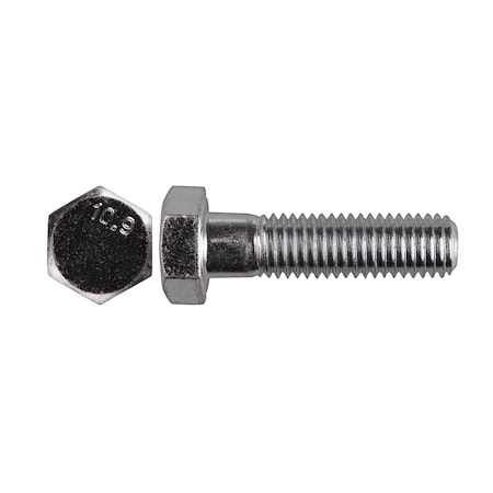 Class 8.8, M12-1.75 Hex Head Cap Screw, Bright Zinc Steel, 45 mm L MPN:15611PK
