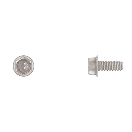 Class 10.9, M6-1.00 Flange Bolt, Bright Zinc Plated 16 mm L MPN:3204PK