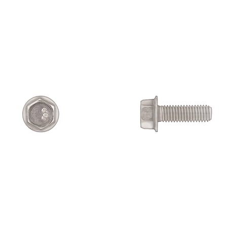Class 10.9, M6-1.00 Flange Bolt, Bright Zinc Plated 20 mm L MPN:3205PK25