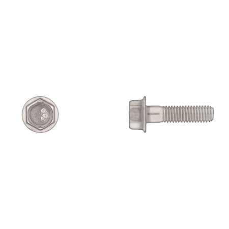 Class 10.9, M6-1.00 Flange Bolt, Bright Zinc Plated 25 mm L MPN:3206PK