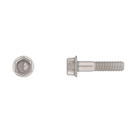 Class 10.9, M6-1.00 Flange Bolt, Bright Zinc Plated 30 mm L MPN:3207PK