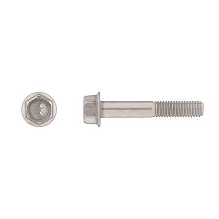Class 10.9, M6-1.00 Flange Bolt, Bright Zinc Plated 40 mm L MPN:3209PK