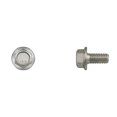 Class 10.9, M8-1.25 Flange Bolt, Bright Zinc Plated 16 mm L MPN:3211PK