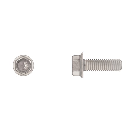 Class 10.9, M8-1.25 Flange Bolt, Bright Zinc Plated 25 mm L MPN:3213PK