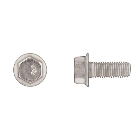 Class 10.9, M10-1.25 Flange Bolt, Bright Zinc Plated 25 mm L MPN:3219PK