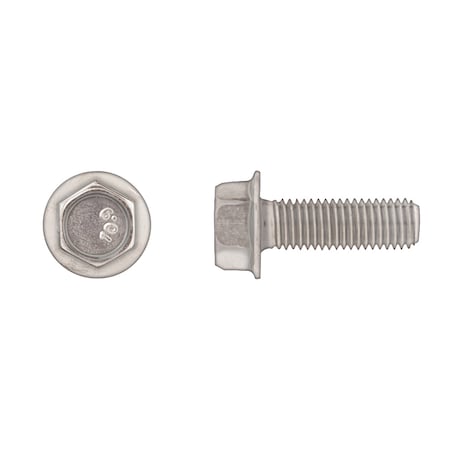 Class 10.9, M10-1.25 Flange Bolt, Bright Zinc Plated 30 mm L MPN:3220PK