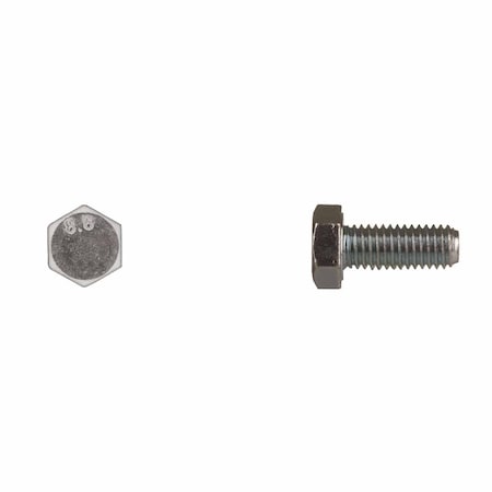Class 8.8, M8-1.25 Hex Head Cap Screw, Bright Zinc Steel, 20 mm L MPN:886PK