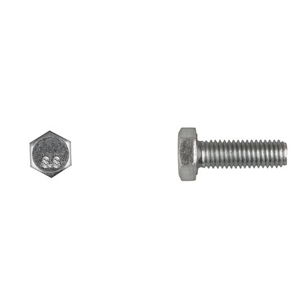 Class 8.8, M8-1.25 Hex Head Cap Screw, Bright Zinc Steel, 25 mm L MPN:887PK10