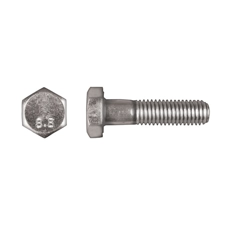 Class 8.8, M10-1.50 Hex Head Cap Screw, Bright Zinc Steel, 40 mm L MPN:897PK