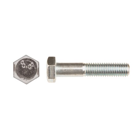 Class 8.8, M10-1.50 Hex Head Cap Screw, Bright Zinc Steel, 50 mm L MPN:899PK
