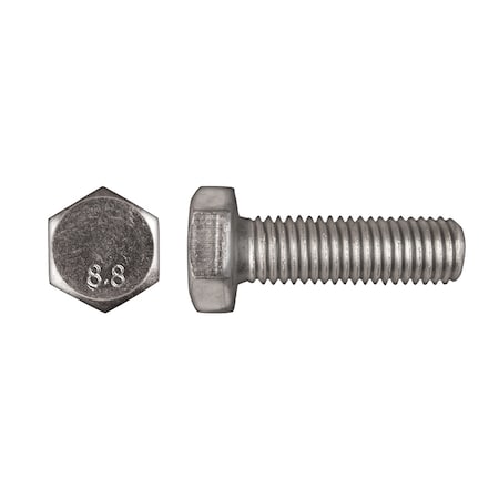 Class 8.8, M12-1.75 Hex Head Cap Screw, Zinc Plated Steel, 40 mm L MPN:905PK