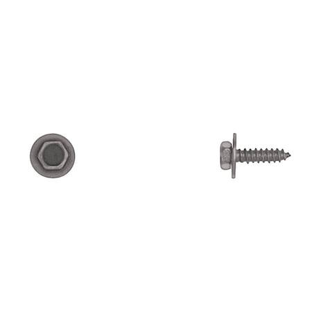 Sheet Metal Screw, M4.2-1.41 x 16 in, Black Flange Hex Head External Hex Drive MPN:9887PK