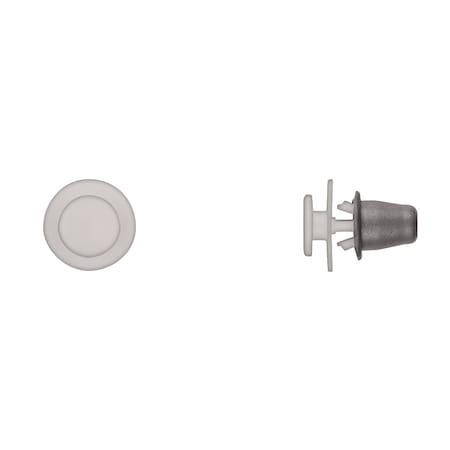 Wht Nyln, Gray Grommet 9.5mm Hole 16mm MPN:12672PK