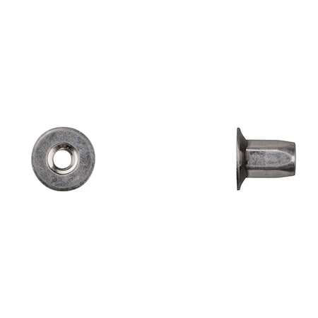 Nut Insert, M6-1.00 Thrd Sz, Hex, Steel, Zinc Plated MPN:12446PK