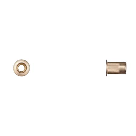 Nut Insert, M5-0.80 Thrd Sz, Zinc Yellow MPN:12676PK