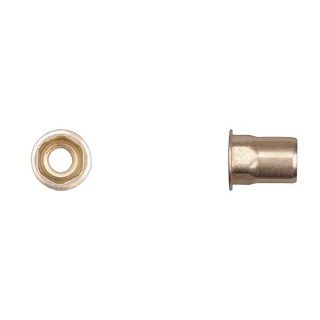 Nut Insert, M8-1.25 Thrd Sz, Hex, Zinc Yellow MPN:12690PK