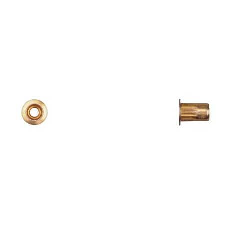 Nut Insert, #8-32 Thrd Sz, Zinc Yellow MPN:12696PK