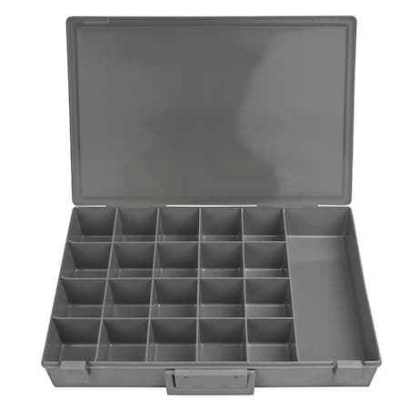 Gray Finish Lrg Plstc Tray 21 Hole W/Latches MPN:80120