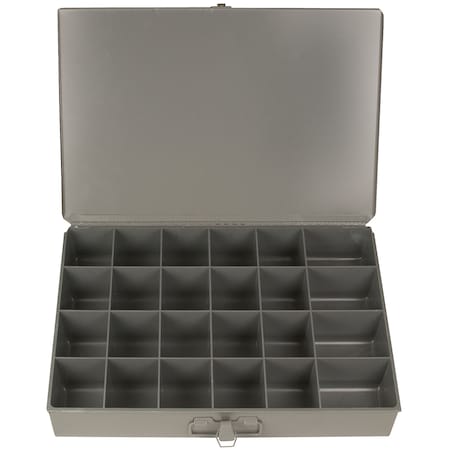 Gray Finish Lrg Metal Tray 24 Hole W/a Catch MPN:80382