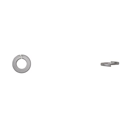 Split Lock Washer, For Screw Size 1/4 in Bright Zinc Plated Finish MPN:1325PK200