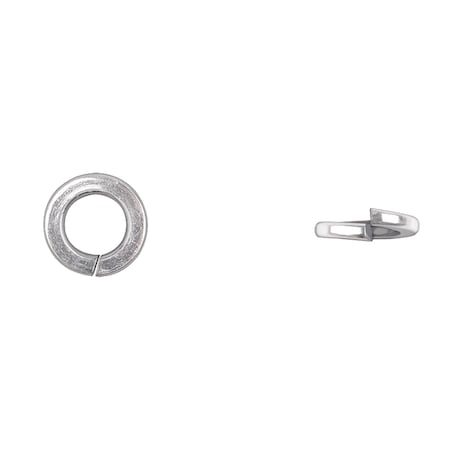 Split Lock Washer, For Screw Size 7/16 in Bright Zinc Plated Finish MPN:1328PK