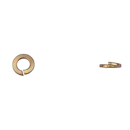 Split Lock Washer, For Screw Size 8 mm Zinc Yellow Finish MPN:14817PK