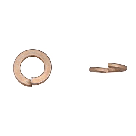 Split Lock Washer, For Screw Size 14 mm Zinc Yellow Finish MPN:14820PK