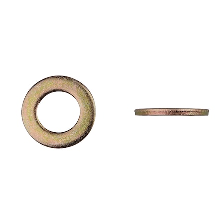 Flat Washer, For Screw Size M16 Zinc Yellow Finish MPN:14834PK